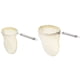 thumbnail image 1 of Uxcell 2Pcs Filtro de calcetín para café con mango de acero inoxidable, pequeño, mediano, amarillo, 1 of 7