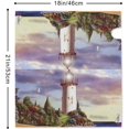 thumbnail image 2 of Seaside Lighthouse Mail Box Cover Magnetic Anti-UV 100% Polyester Standard Size 18" X 21" Oxford Garden,Postbox Letterbox Cover, 2 of 6