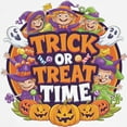 thumbnail image 3 of CafePress - Trick Or Treat Time Halloween Design Kids Baseball T Shirt - Kids Cotton Baseball Jersey, 3/4 Sleeve Shirt, 3 of 4