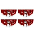 thumbnail image 1 of Ruifaya Banderines navideños, banderines navideños con forma de muñeco de nieve de 35 pulgadas, banderines con forma de abanico y Papá Noel decorativo, banderines con forma de abanico de Feliz Navid, 1 of 7