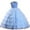 Blue, variant on Flower Girls Frilly Dress Sleeveless Backless Wedding Dresses Princess Sequin Tulle Formal Pageant Floor Length Tulle Dress Bow Birthday Party Prom Ball Gown