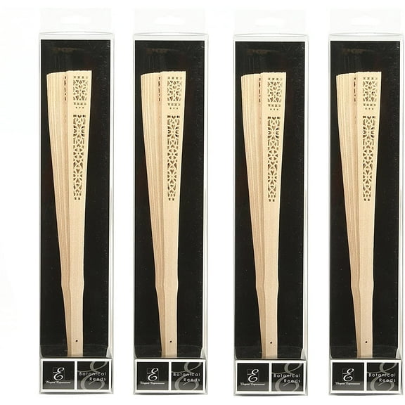 Hosley Farmhouse Reed Diffuser Sticks - 4-Pack Fan Shape, 12.5" - Aromatherapy Home Decor