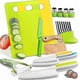 thumbnail image 1 of Safe Plastic Knife Set for Toddlers with Cutting Board, 1 of 4