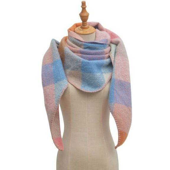 Fnooota Winter Scarves for Women, Fashion Warm Travel Soft Womens Scarf Pink Size Free Size