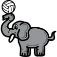 thumbnail image 2 of CafePress - Elephant Volleyball - 11 oz Ceramic Mug - Novelty Coffee Tea Cup, 2 of 4