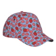 thumbnail image 3 of Haiem Strawberries Baseball Cap Dad Hat Cotton Soft Adjustable Fashion Hats for Men Women Unisex Style Headwear, 3 of 9