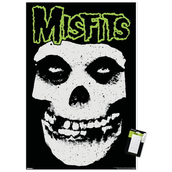 Misfits - Classic Fiend Splatter Wall Poster, 14.725" x 22.375"