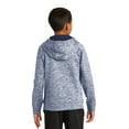 thumbnail image 2 of Sport Tek Teen Unisex Regular Electric Heather Pullover True Navy Elec Medium, 2 of 4