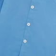 thumbnail image 5 of Boy Long Sleeve Dress Shirts for Teens, Toddler Boys Kids Collared Button Down Uniform Shirt,Blue 7-8Y, 5 of 8