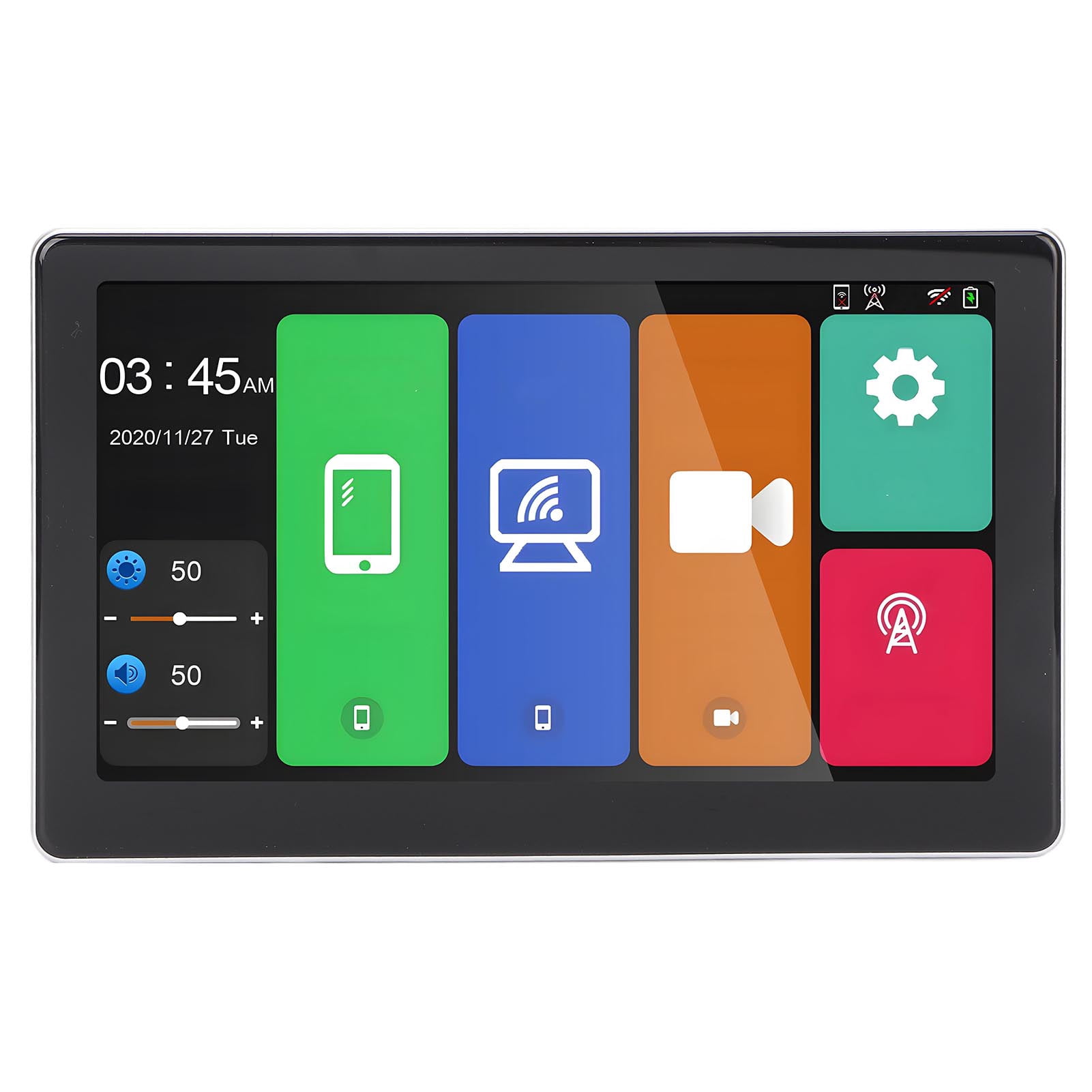 Dual Lens Dash Cam,4K Dash Cam 7in Car Driving Video Recorder Dash Cam Eco-Friendly Materials