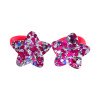 thumbnail image 2 of Xihbxyly Girls High Stretch Towel Loop Gradient Five-pointed Star Sequin Rubber Hair Loop Holiday Deals, 2 of 2