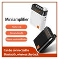 thumbnail image 2 of K6 FM Radio Loudspeaker Microphone Voice Amplifier Booster Megaphone Speaker For Teaching Tour Guide Sales Pro Durable ,Easy to Use, 2 of 7