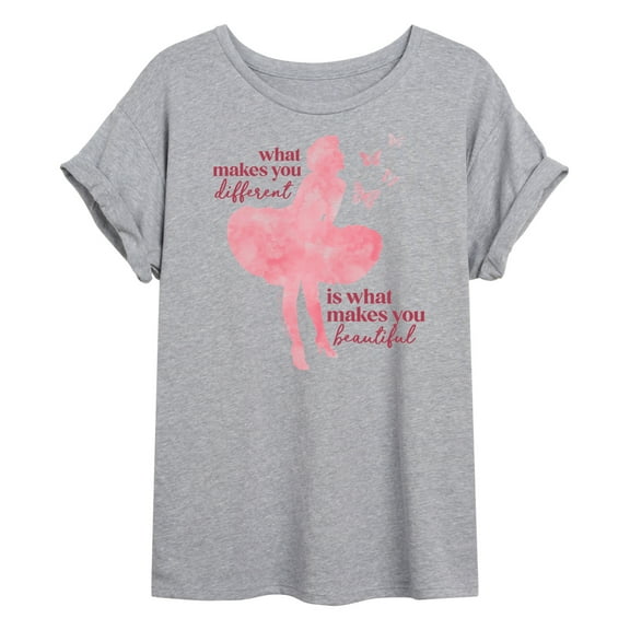 Marilyn Monroe - What Make You Different Makes You Beautiful - Juniors Ideal Flowy Muscle T-Shirt