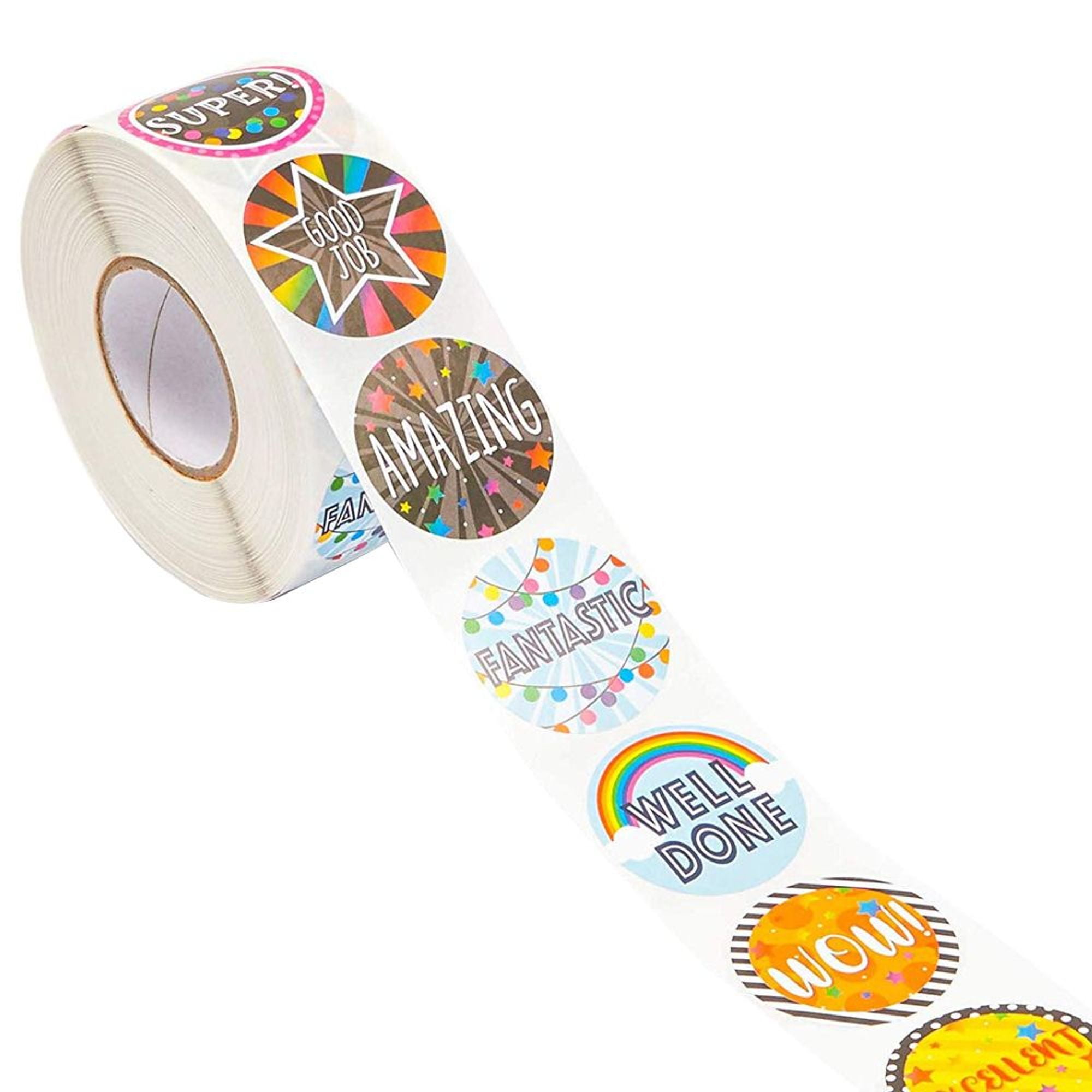1000 count motivational stickers label 15 inch 8