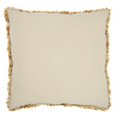 thumbnail image 2 of Yellow and White Shaggy Chevron Throw Pillow, 2 of 5