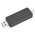 thumbnail image 2 of Disco duro externo SSD, transmisión rápida y estable, diseño de doble cabezal, doble uso, pequeño, portátil, USB, disco duro externo para teléfono PC64GB, 2 of 10