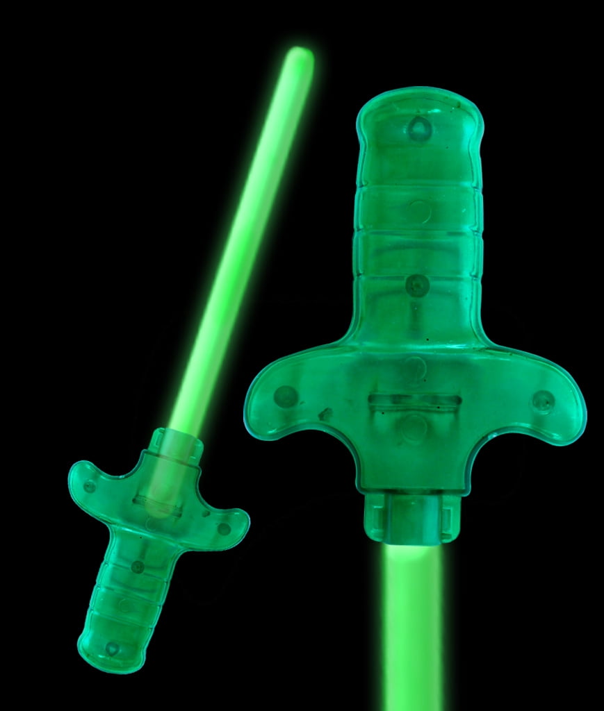 Fun Central (O002) 1pc, Green Glow Premium Sword, Glow Sword, Kids Toy