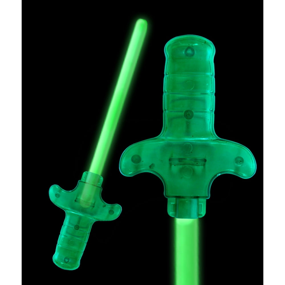 Fun Central (O002) 1pc, Green Glow Premium Sword, Glow Sword, Kids Toy Sword, LED Light Sword
