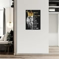 thumbnail image 4 of Lion Motivational Wall Art Crown Lion Pictures Wall Decor Entrepreneur Quotes Mindset Is Everything Canvas Prints Painting Framed Artwork for Office Bedroom Living Room 12x16 Inch, 4 of 6