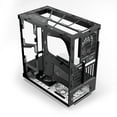 thumbnail image 4 of HYTE Y40 Modern Aesthetic Panoramic Tempered Glass Mid-Tower ATX Computer Gaming Case with PCIE 4.0 Riser Cable Included, White, 4 of 7