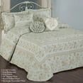 thumbnail image 2 of Floral Cottage Quilted Bedding, Oversized King Bedspread Set, Butterfly & Flower Toile, 2 of 5