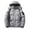Grey, variant on Male Thermal Hooded Detachable Casual Jacket