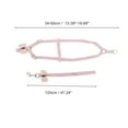 thumbnail image 4 of Kit de correa para mascotas Unique Bargains, kit de correa duradera para perros medianos, color rosa, 4 of 6