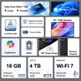 thumbnail image 4 of Lenovo ThinkPad T16 16" FHD+ Business Laptop, Intel Core Ultra 7 355, 16GB RAM, 256GB SSD, Windows 11 Pro, 4 of 7