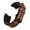 Brown, variant on Watch Band for Samsung Galaxy Watch 4 Classic 42mm/46mm, Soft Genuine Leather Hybrid Silicone Sweatproof Wristband Strap for Galaxy Watch 4 40mm/44mm