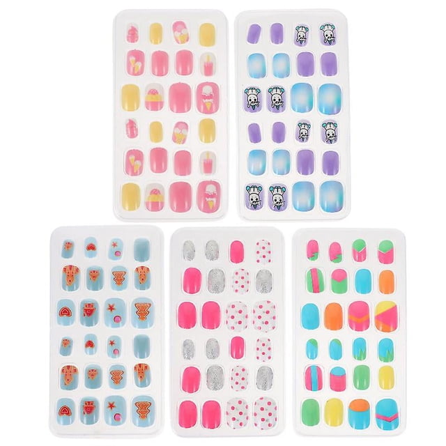 5 puntas de uñas postizas.