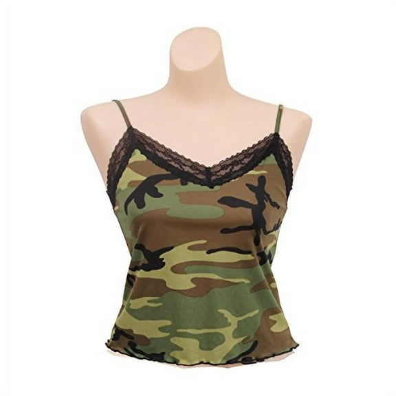 Rothco Women's Lace Trimmed Camo Camisole, Medium