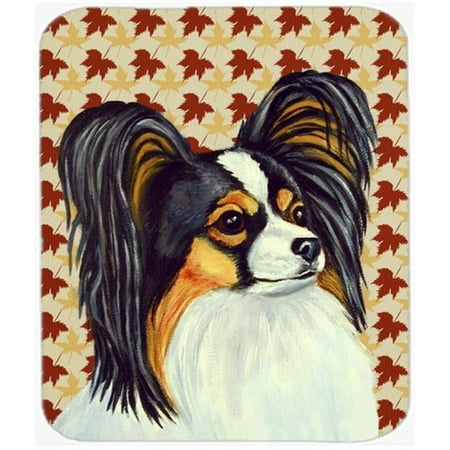 Papillon Fall Leaves Portrait Mouse Pad  Hot Pad or Trivet price history on PriceWatchPro