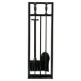 thumbnail image 4 of Country Living Pinecrest 4-Piece Fireplace Tool Set in Black, 4 of 5