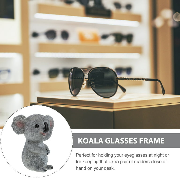 Glasses Holder Standnightstand Brillenhalter Eyeglass Animal Holder Desk  Display Koala Spectacle Figurines Resin