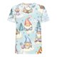 thumbnail image 4 of Tops para hombre, blusas y camisas de manga corta con cuello redondo para hombre, jersey informal con cuello redondo estampado para hombre, pantalones cortos deportivos para fitness, blusa de poliéste, 4 of 5