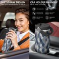 thumbnail image 5 of 30oz Handheld Travel Tumbler with Handle – Double Wall Stainless Steel Insulated Cup, Flip Straw Lid, Leak-Proof & BPA-Free for Hot and Cold Drinks – Durable Coffee & Juice Mug Pink, 5 of 7