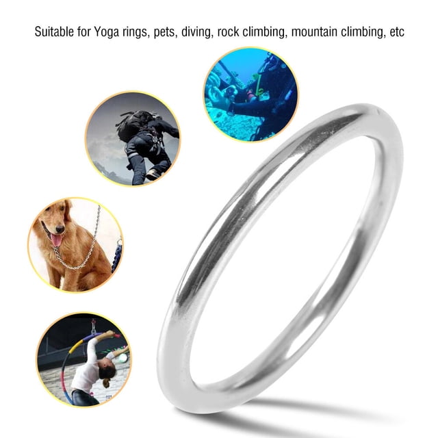 Bague Soudée, Bague en Acier Inoxydable, Cercle Poli 304 Acier Inoxydable Bague Soudée Marine, Bague Ronde Marine pour Bateau