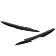 thumbnail image 3 of Headlamp Eyelid Trim, Glossy Black Streamlined Left Right Protective Headlights Eyebrow  For Car, 3 of 8