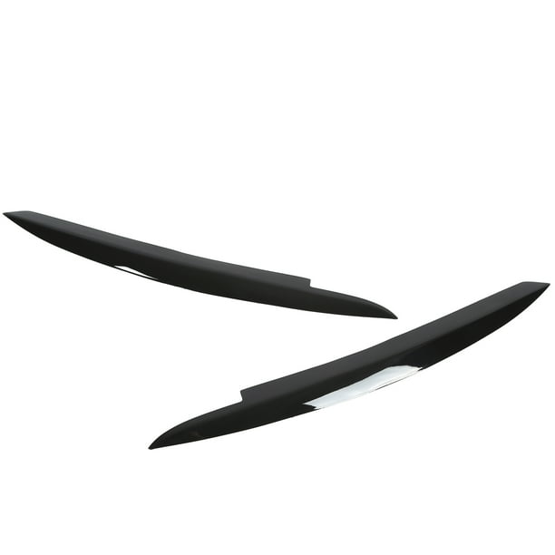 Headlamp Eyebrows,Pair Car Headlight Eyebrows Headlight Eyebrow Trim Headlight Eyelid Innovative
