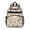 Dachshund and Floral, variant on French Bulldog and Dog Paw Print Backpack for School, Cute School Bag with Adjustable Shoulder Straps and Padded Back, 15.25"x11.5"x5.25"