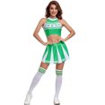 thumbnail image 2 of Disfraces de Halloween 2024 S-XL, disfraz de animadora sexy para bebé, uniforme de animadora femenina, ropa de actuación escénica, 2 of 5