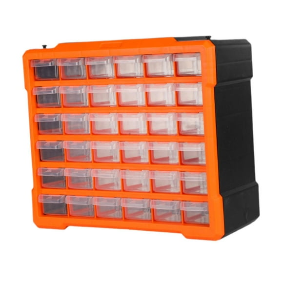 Colaxi Components Organizer Craft Cabinet Versatile Nuts Bolts Container Sturdy 36 Drawers Component Storage Box for Office Supplies