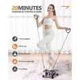 Mini Stepper with LCD, Stepper Stair Exercise Equipment with Resistance