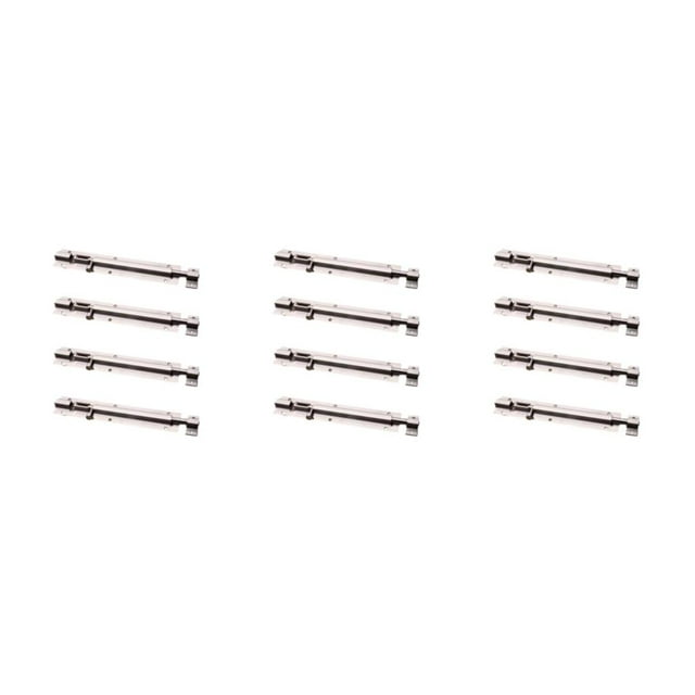 Decodeary 4pack/lot Affordable And Stylish Locks For Various Doors - Satisfaction Guaranteed Smooth Operation Slide Screws 6 inch 3PCS