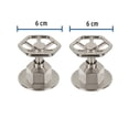 thumbnail image 2 of Juego de 2 manerales para regadera, volante, satín, Tubig Foset TBMR-61N, 2 of 2