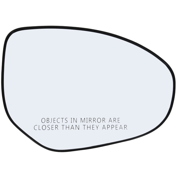 Rugged TUFF Passenger Side Mirror Glass Replacement for 2011-2014 Mazda 2, 2010-2013 Mazda 3 (Non-Heated)