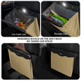 thumbnail image 5 of Garbage Bag For Car, Multipurpose Hanging Car Trash Bags With Smart Led, Waterproof Trash Can For Car Back Seat With 30 Pcs Disposable Garbage Bags, B, 5 of 5
