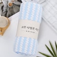 thumbnail image 7 of Naierhg Bath Towel Ultra Soft Super Water Absorbent Fast Drying Wavy Striped High-density Machine Washable Rectangle Face Body Shower Towel Washcloth Blue, 7 of 7