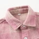 thumbnail image 2 of Gibobby Blusa Casual Para Niños Chaqueta de franela para niños pequeños, a cuadros, de manga larga, con solapa y botones, para bebés, niños y niñas, camisa, abrigo, prendas de(Rosa, 12-18 Meses), 2 of 4