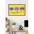 thumbnail image 2 of Disney Lilo and Stitch: Pattern Clash - Cosmic & Cute Wall Poster, 22.375" x 34" Framed, 2 of 5